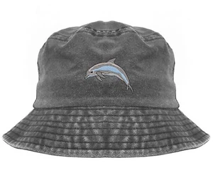 Fischerhut Delfin bestickt, pigmentgefärbt Fischerhut - Bild 1 von 4