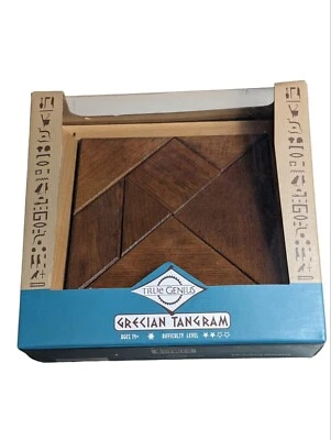 True Genius Brain Game Puzzle - Grecian Tangram Brand New In Box - Image 1 of 4