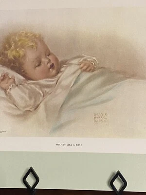 Estampado vintage de Bessie Pease Gutmann Mighty Like A Rose # 642 impreso en EE. UU. Foto 1 de 4