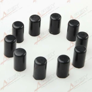 10PCS 8mm 5/16" Silicone Blanking Cap Intake Vacuum Hose End Bung Plug Black US - Picture 1 of 2