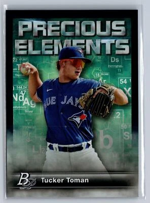 2023 Bowman Platinum #PE-29 Tucker Toman Precious Elements - Image 1 of 2