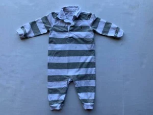 Mono Ralph Lauren Blanco Bebé Niño Rugby Rayas 9M yoc0721 - Imagen 1 de 3
