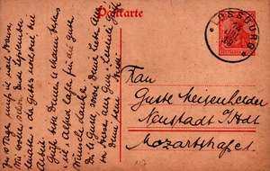 (209) WÜRTTEMBERG Postkarte GA LOSSBURG - Neustadt - Bild 1 von 1