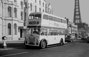 PHOTO Blackpool Leyland 339 PFR339 in 1962 - J S Cockshott - Picture 1 of 1