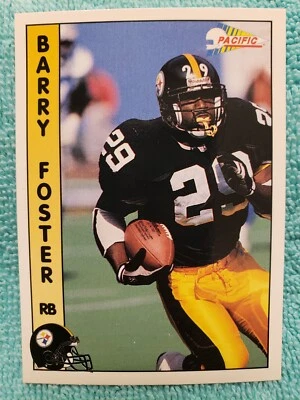 1992 PACIFIC BARRY FOSTER #589 PITTSBURGH STEELERS  - Image 1 of 4