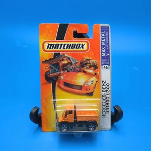 Matchbox MBX Metal Mercedes-Benz Unimog U300 #46 Orange Diecast - Picture 1 of 6