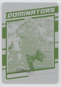 2020 Panini Donruss Dominators Printing Plate Yellow 1/1 JuJu Smith-Schuster 0u7