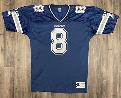 Camiseta de fútbol americano vintage de los Dallas Cowboys NFL Troy Aikman campeón grande  Foto 1 de 4