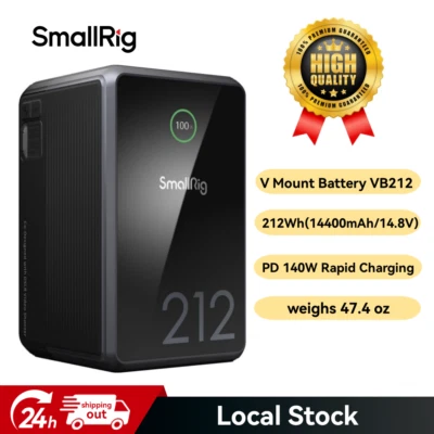 SmallRig x Caleb Pike VB212 Mini V Mount Battery 212Wh/14400mAh for Camera