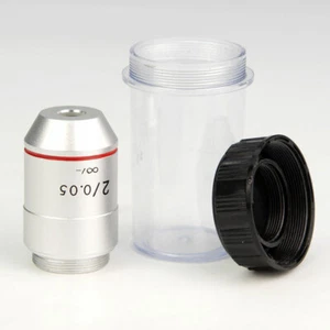 1PC 195 1X/2X Low Magnification Infinity Objective Lens f Biological Microscope - Picture 1 of 17