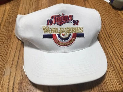 Vintage Minnesota Twins world  series Champion 1991 cap - Image 1 of 3