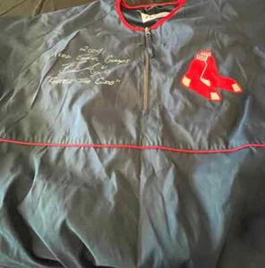 Bronson Arroyo Autographed Authentic Warm Up Jacket - Player's Closet Project - Picture 1 of 5