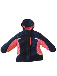 Healthtex 3 in 1 Kleinkind Mädchen wandelbarer Mantel Jacke 3T blau rosa Winter Ski - Bild 1 von 6