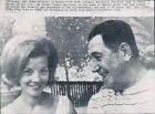 1965 Press Photo Smiling Juan Peron &amp; Wife Isabel of Argentina 1960s