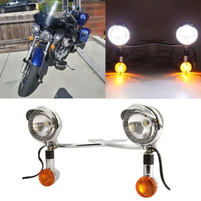 Kit de barra de luces de señalización de giro de paso para Yamaha Road Star XV 1600 1700 Silverado Foto 1 de 4