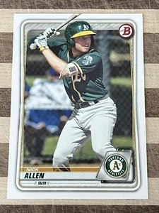 2020 Bowman Prospects Baseball Nick Allen Card #BP-105 - Picture 1 of 2
