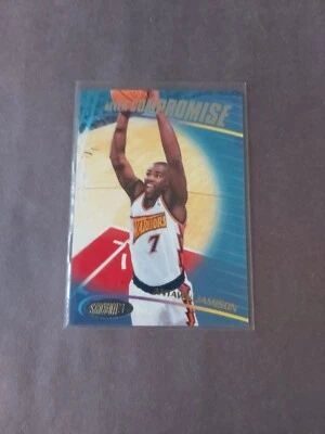 98-99 TSC Antawn Jamison Rookie Rc Never Compromise Insert #nc14 Warriors - Image 1 of 2