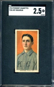 T206 Piedmont Roy Brashear SGC 2,5 BUONO+ *Kansas City Blues* - Foto 1 di 2