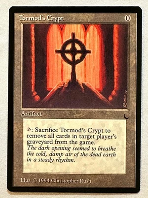 Tormod's Crypt  - Magic the Gathering MTG The Dark - Near Mint - Free Shipping! - Image 1 of 2