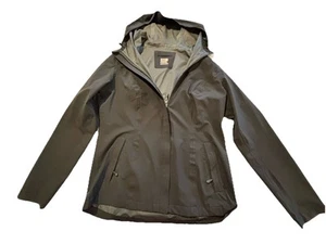32 DEGREES COOL Rain Jacket Windbreaker Zip Pockets Black Unisex Size Women S - Picture 1 of 6