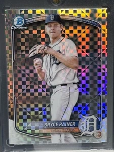 Bowman 2025 - Chrome Prospects Bryce Rainer #BCP-49 mini refractor de diamante (RC) - Imagen 1 de 2