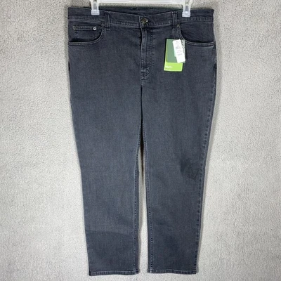 NWT LL Bean Bean Flex Jeans Men’s 38 X 30 Slim Fit Straight Leg  Faded Black - Image 1 of 4