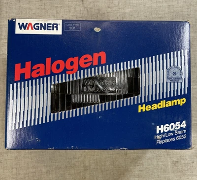 Luz de cabeza de faro Wagner H6054 reemplaza 6052 haz alto bajo sellado EE. UU. Michigan Foto 1 de 4