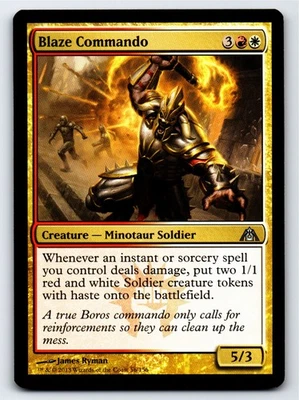 Blaze Commando U Dragon's Maze # 56 NM Normal - Image 1 of 2