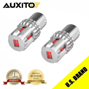 12K Pair Red 1157 BAY15D Super Bright Tail Stop Brake Parking Light LED Bulbs A1 - Picture 1 of 8