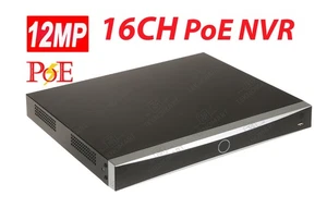 Grabadora de video en red 12MP 4K 16CH PoE NVR con detección de vehículos humanos 2xSATA - Imagen 1 de 9