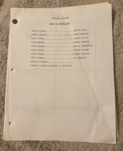 AMERICA 2-NIGHT SCRIPT 1978 MARTIN MULL FRED WILLARD TALK SHOW PARODY TEDESCO - Picture 1 of 21