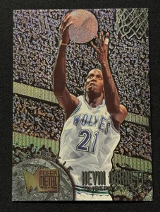 1995-96 Fleer Metal #167 KEVIN GARNETT HOF Rookie Card RC ๐ MINT SHARP - Picture 1 of 12