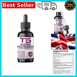 Effective Raspberry Ketone Serum with T5 - 30ml Detox Drops | Vegetarian Safe - Picture 1 of 4