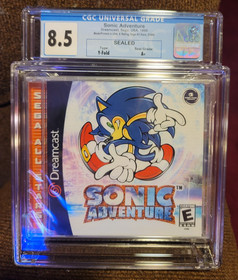 NEW Sealed GRADED CGC 8.5 A+ Sonic Adventure  (Sega All Stars)(DreamCast, 1998)