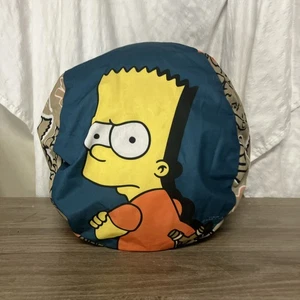 2021 Toy Factory The Simpsons BART Simpson Clothe Covered 14” Ball Graffiti - Picture 1 of 6