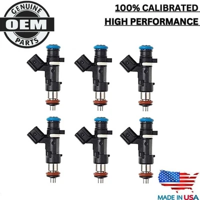 OEM 6x New Bosch Fuel Injectors Fits 04-11 Dodge Nitro Chrysler 300 Sebring 3.5L - Image 1 of 4