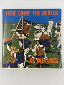 Vintage OLE MISS 1970 Archie Manning John Vaught HTF School Book & Vinyl Album - Picture 1 of 22