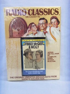 CASSETTE TAPE - RADIO CLASSICS ORIGINAL BROADCAST FIBBER McGEE & MOLLY NEW - Picture 1 of 2