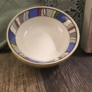 Ncl Klyman bone china bowls Art Deco 4 1/2 Inches Diameter set of 4 - Picture 1 of 7