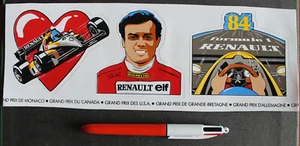 Autocollant / Sticker - RENAULT Formule 1 - 1984 - Patrick TAMBAY - Foto 1 di 2