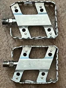 Raro pedali HARO TEAM 9/16" lega argento anni 80/90 vecchia scuola BMX Fusion 3 pezzi TPC - Foto 1 di 8