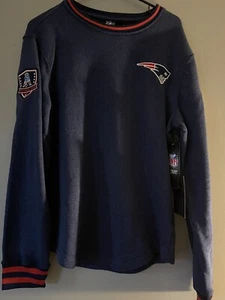 New England Patriots Men’s Sewater Ultra Brand size S Embroidered Patches New - Picture 1 of 5