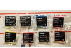1 Set Original Epson 324 Tintenpatronen SureColor P400 Drucker keine Initiale - Bild 1 von 5