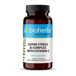 SUPER STRESS KOMPLEX mit Vit.B+Vit.C, Antioxidans, 100 Kapseln - Bild 1 von 3