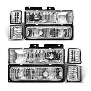ADCARLIGHTS Headlight Assembly for 94 95 96 97 98 Obs Chevy Silverado/C10 Pickup - Picture 1 of 6