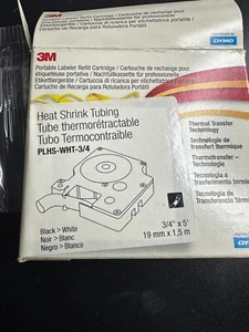 TUBO TERMORRETRÁCTIL 3M PLHS-WHT-3/4X 5 PIES BLANCO - Imagen 1 de 3