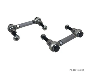 P2M Adjustable REAR Sway Bar Pillow Ball End Links Pair 350Z Z33 G35 V35 New - Picture 1 of 2
