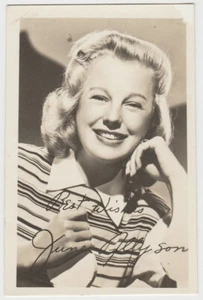 June Allyson Vintage 1940er Ära 3,5 x 5 kleines Fan Foto - Filmstar - Pose 2 - Bild 1 von 2
