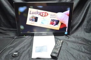 TOSHIBA 22LV50K 22” Combo HDTV / DVD HDMI TV & Remote - Instructions - No Stand - Picture 1 of 9