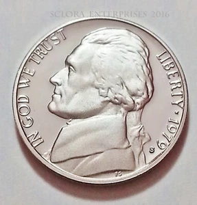 1979 S JEFFERSON *PROOF* NICKEL *TYPE 2 (II)* **FREE SHIPPING** - Picture 1 of 3